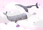 Φωτοταπετσαρια - Dream Of Whales - Second Variant Αδιαβροχη 400x280cm