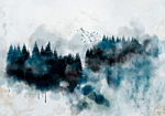 Φωτοταπετσαρια - Painted Mountains Αδιαβροχη 300x210cm