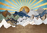 Φωτοταπετσαρια - Morning In The Mountains Αδιαβροχη 400x280cm