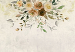 Φωτοταπετσαρια - Summer Bloom - Retro Floral Motif With Flowers And Leaves With Patterns Αδιαβροχη 300x210cm
