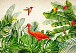 Φωτοταπετσαρια - Exotic Birds - Third Variant Αδιαβροχη 400x280cm