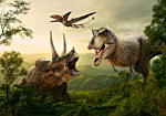 Φωτοταπετσαρια - Dinosaur Square Αδιαβροχη 200x140cm