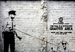 Φωτοταπετσαρια - Banksy - Graffiti Area Αδιαβροχη 350x245cm