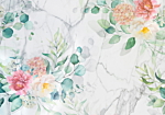 Φωτοταπετσαρια - Flowery Marble Αδιαβροχη 300x210cm
