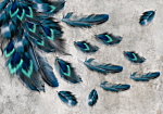 Φωτοταπετσαρια - Blown Feathers Αδιαβροχη 100x70cm
