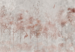 Φωτοταπετσαρια - Autumn Landscape - Abstract With Trees And Birds On A Textured Background Αδιαβροχη 200x140cm