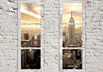 Φωτοταπετσαρια - New York: View From The Window Αδιαβροχη 300x210cm
