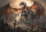 Φωτοταπετσαρια - Dragon Castle Αδιαβροχη 100x70cm