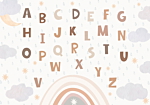 Φωτοταπετσαρια - Letters In Soft Colours Αδιαβροχη 450x315cm