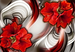 Φωτοταπετσαρια - Amaryllis - Ballad Of The Red Αδιαβροχη 350x245cm