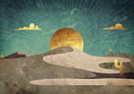 Φωτοταπετσαρια - Morning In The Desert Αδιαβροχη 150x105cm