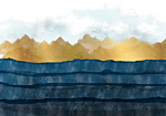 Φωτοταπετσαρια - Dawn In The Mountains - Second Variant Αδιαβροχη 350x245cm