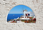 Φωτοταπετσαρια - Summer In Santorini Αδιαβροχη 250x175cm