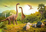 Φωτοταπετσαρια - Dinosaurs Αδιαβροχη 100x70cm