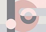 Φωτοταπετσαρια - Geometric Wreath (pink) Αδιαβροχη 150x105cm