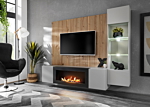 Linea Loft III Συνθεση Ανοιχτο Γκρι + Τζακι