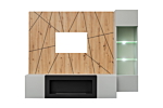 Linea Loft VIΙ Συνθεση Ανοιχτο Γκρι + Τζακι
