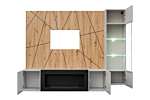 Linea Loft VIΙ Συνθεση Ανοιχτο Γκρι + Τζακι