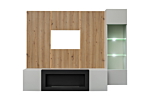 Linea Loft III Συνθεση Ανοιχτο Γκρι + Τζακι