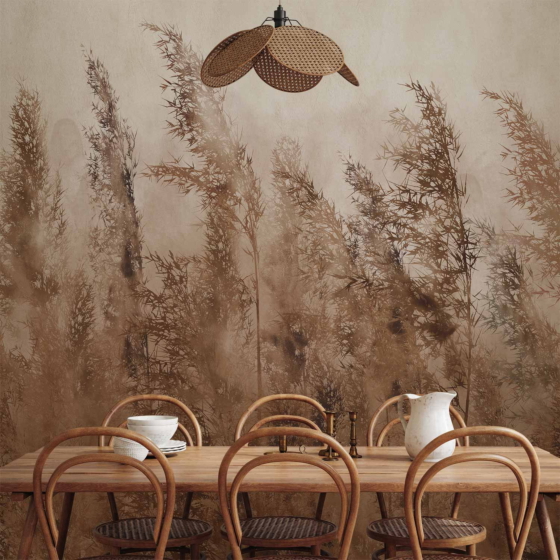 Φωτοταπετσαρια - Tall Grasses - Brown Αδιαβροχη 100x70cm