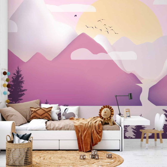 Φωτοταπετσαρια - Landscape At Sunset - Third Variant Αδιαβροχη 350x245cm