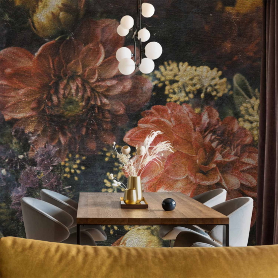 Φωτοταπετσαρια - Retro Flowers - First Variant Αδιαβροχη 300x210cm