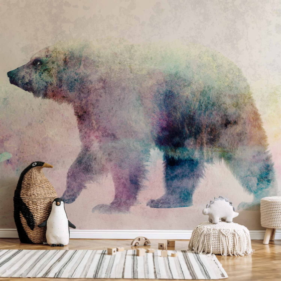 Φωτοταπετσαρια - Lonely Bear Αδιαβροχη 100x70cm