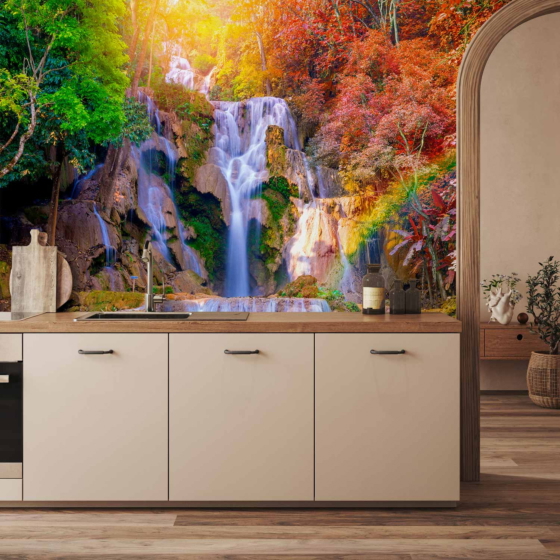 Φωτοταπετσαρια - Tat Kuang Si Waterfalls Αδιαβροχη 350x245cm