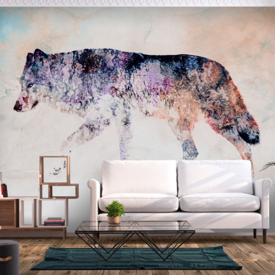 Φωτοταπετσαρια - Lonely Wolf Αδιαβροχη 100x70cm