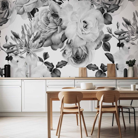Φωτοταπετσαρια - Sentimental Garden (black And White) Αδιαβροχη 250x175cm
