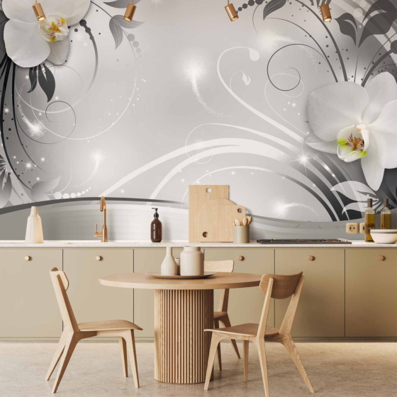 Φωτοταπετσαρια - Silver Abstract Αδιαβροχη 400x280cm