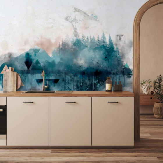 Φωτοταπετσαρια - Geometric Landscape Αδιαβροχη 350x256cm