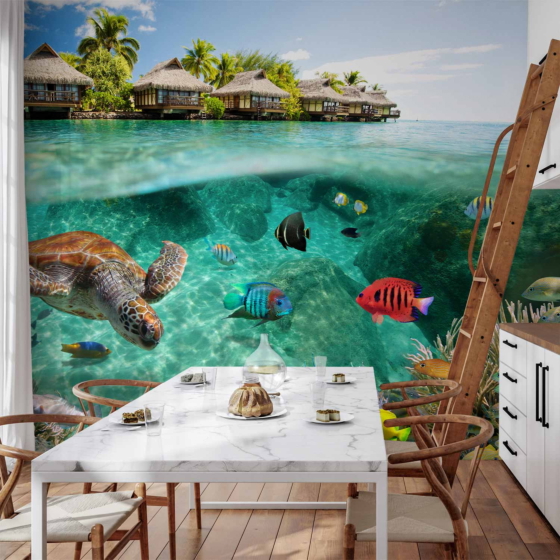 Φωτοταπετσαρια - Under The Surface Of Water Αδιαβροχη 300x210cm