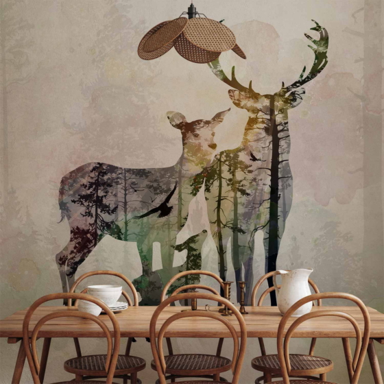 Φωτοταπετσαρια - Forest Family Αδιαβροχη 350x245cm