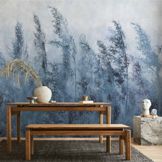 Φωτοταπετσαρια - Tall Grasses - Grey Αδιαβροχη 200x140cm