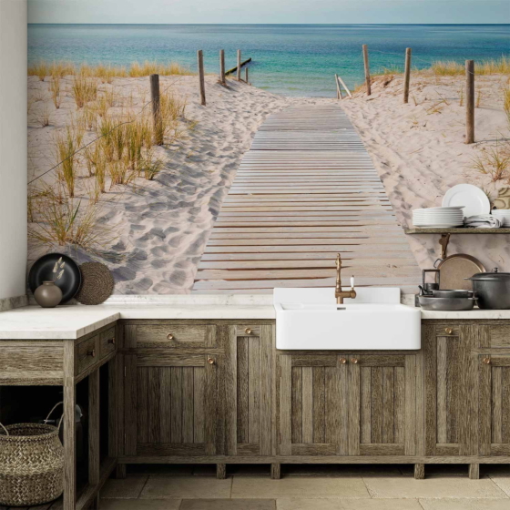 Φωτοταπετσαρια - Holiday At The Seaside Αδιαβροχη 200x140cm