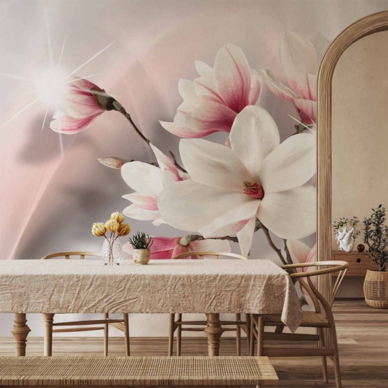 Φωτοταπετσαρια - White Magnolias Αδιαβροχη 100x70cm