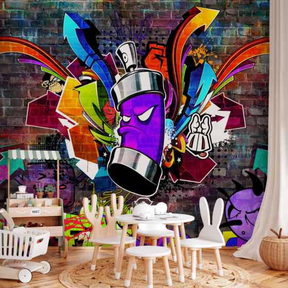 Φωτοταπετσαρια - Graffiti: Colourful Attack Αδιαβροχη 400x280cm