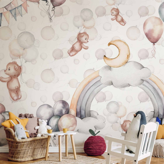 Φωτοταπετσαρια - Bears In The Sky Αδιαβροχη 250x175cm