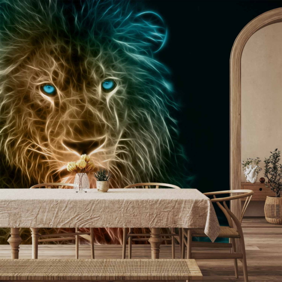 Φωτοταπετσαρια - Abstract Lion Αδιαβροχη 150x105cm