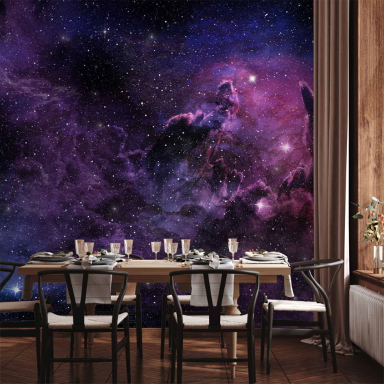 Φωτοταπετσαρια - Purple Nebula Αδιαβροχη 450x315cm