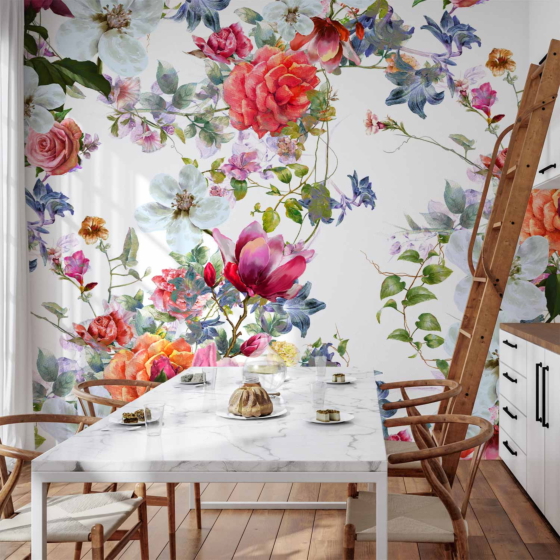 Φωτοταπετσαρια - Multi-colored Bouquets Αδιαβροχη 250x175cm