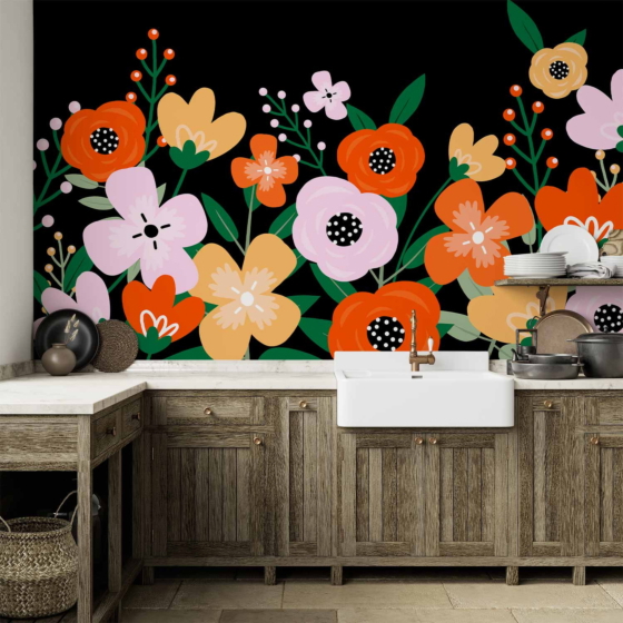Φωτοταπετσαρια - Colorful Bloom - Second Variant Αδιαβροχη 400x280cm