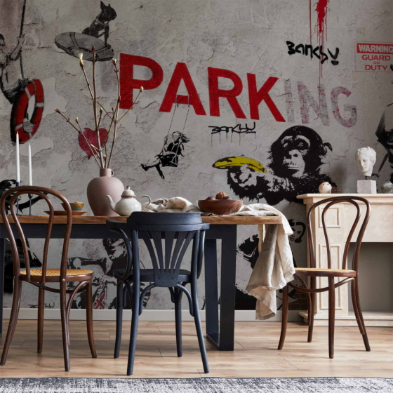 Φωτοταπετσαρια - [banksy] Graffiti Diveristy Αδιαβροχη 150x105cm