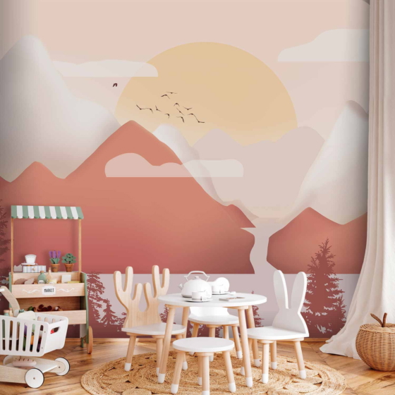 Φωτοταπετσαρια - Landscape At Sunset - First Variant Αδιαβροχη 200x140cm