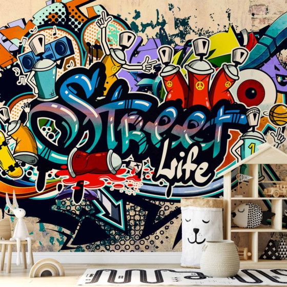 Φωτοταπετσαρια - Street Life Αδιαβροχη 350x256cm