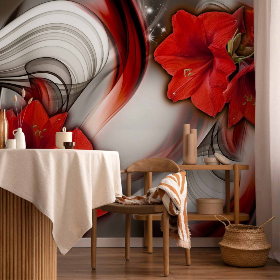 Φωτοταπετσαρια - Amaryllis - Ballad Of The Red Αδιαβροχη 350x245cm