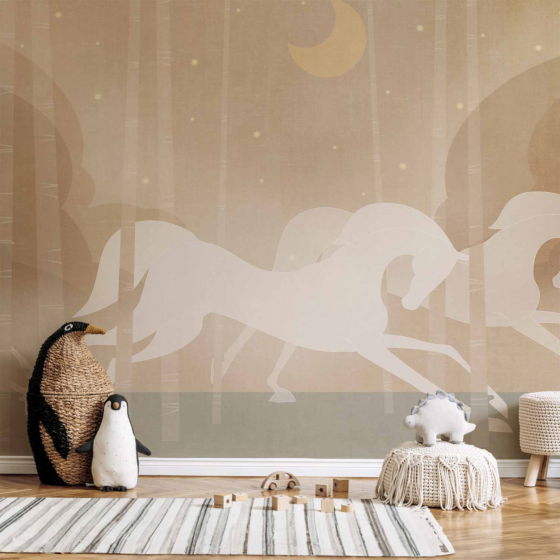 Φωτοταπετσαρια - Rushing Steeds Αδιαβροχη 350x245cm