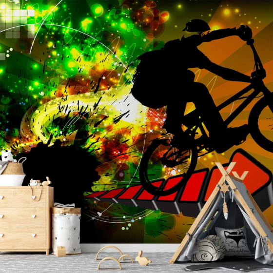 Φωτοταπετσαρια - Bicycle Tricks Αδιαβροχη 350x256cm