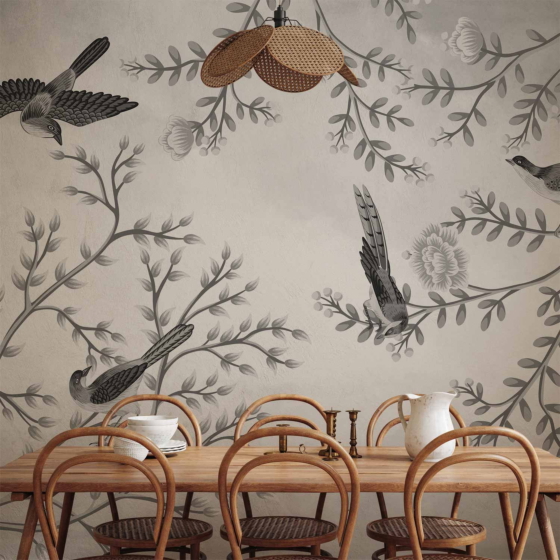 Φωτοταπετσαρια - Birds In The Garden - Third Variant Αδιαβροχη 200x140cm